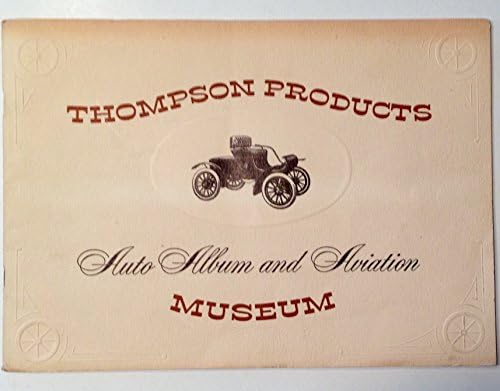 Водич за сувенири во гроздобер 1950 -тите Томпсон Авто албум и авијација Музум