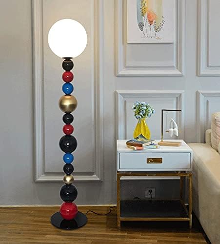 N/А уметничка модна стаклена топка агол под подот за декорација на дневна соба LED E27 LAMP STAND SPOREDION BED SIDER SALON BAR