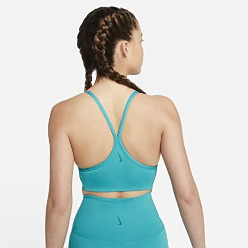 Nikeенски женски јога ди-фит Инди-светло поддржувана метална лента за спортски градник