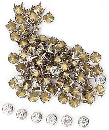 Spot Studs, 100 парчиња бакарни кристали за забивање рачно изработени материјали за DIY накит за украси за украси за занаети
