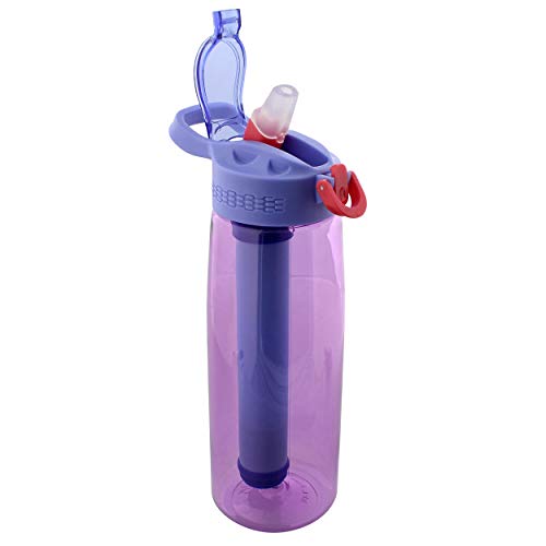 Шише за филтер за филтрирање на вода SDS - Пинк за филтрирање на шише за филтрирање на шише за филтрирање за безбедно пиење за прочистување