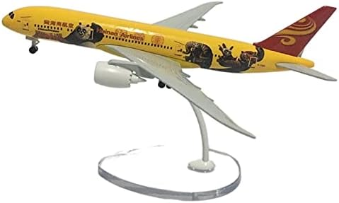 Rescess Копирај авион модел 16см за воздух Кина HNA Panda Painting Boeing B787 модел на авион метал со завршување на колекцијата на авиони