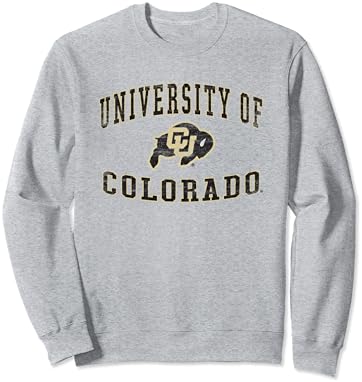 Колорадо Бафалос Универзитет Гроздобер лого Хедер сива џемпер