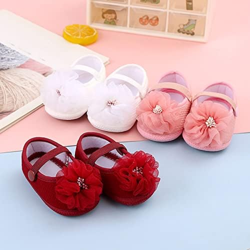 Бебе чевли удобно меко дно бебешки чевли за деца новороденчиња чевли преголеми чевли за одење на дете од цвеќиња