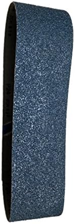 Sungold Abrasives 67937 Blue Circonia крпа 24 ремени за пескарење, 2 пакувања, 6 x 89