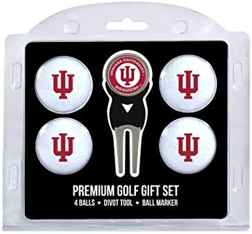 Team Golf NCAA Indiana Hoosiers Регулатива Големина на голф топки и алатка за диви со отстранлив двостран магнетски маркер