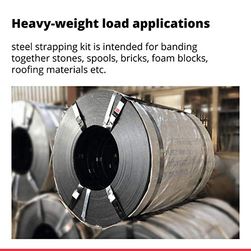 Комплет за пакувања со пакување на IDL за челик за челик 3/4 x 300 ', 1700 фунти јачина на пауза - раствор за пакување за цевки -