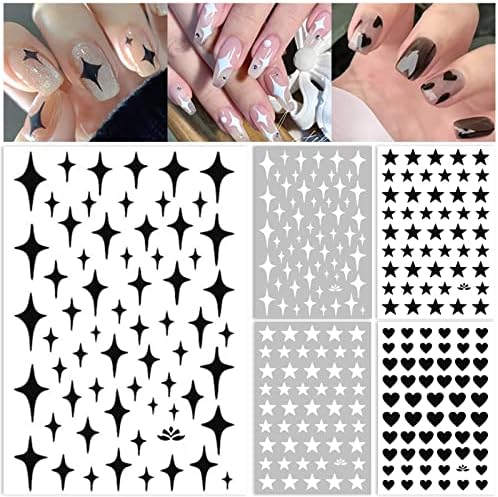 Г-дин Фокс налепници за нокти, 15 чаршафи за украси на нокти, слатки каваи самолепливи украси за DIY за жени, девојчиња