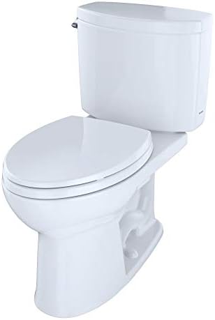 TOTO CST454CEF51 ДРАКЕ Втори Дво парчиња издолжени 1,28 gpf Универзална висина тоалет, абонија