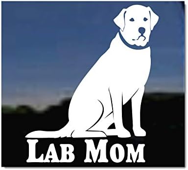 Лабораторија мама | NickerStickers® Винил Лабрадор ретривер пиштол за кучиња прозорец автоматски камион налепница