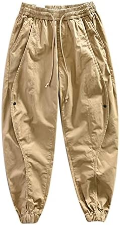 Миашуи трча шорцеви мажи џебови машка модна рекреација спорт со цврста боја џеб вратоврски со комбинезони панталони мажите тренинг
