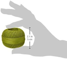 Корисни раце Лизбет Премиум памучна нишка, големина 40, пролет зелена
