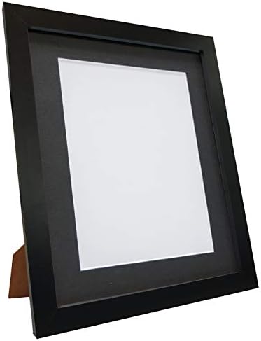 Рамки по објавување 25мм ширина H7 црна слика со слики со црна монтажа 14 x11 за слика големина 10 x8