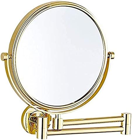RFXCOM Wallид монтиран шминка огледала Зголемувачки се протегаат цврсти прилагодливи козметичко огледало за бања суета огледала