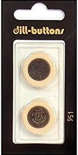 Копачки копчиња 20мм 2 парчиња беж/античко злато