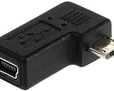 Mini5P Женски На Микро USB2. 0 Машки 90 Степен