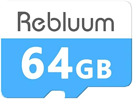 Rebluum Micro 64GB Sd Картичка За Безбедносни Камери, Прочитајте 90MB/sec, Напишете 25MB/sec, Мемориска Картичка ЗА RB-3PT1/RB-3PT1-2PACK