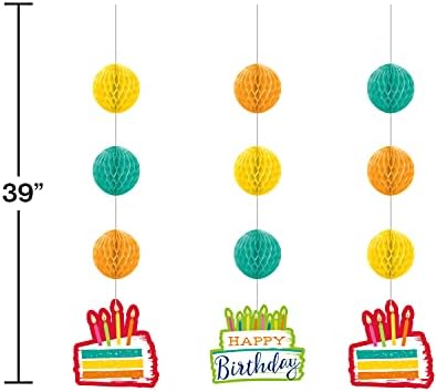 Креативни Конвертирање Празнична Торта Виси Исечоци, 39, Црвена, Портокалова, Жолта, Сина И Зелена