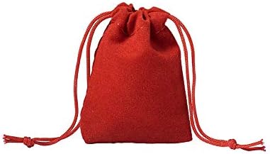Пандахал 100 парчиња Кадифена Крпа Торбичка Со Врвки за Влечење 2,75х1, 96 Кеси За Пакување Бонбони За Накит За Патувачки Торби За Пакување Подароци