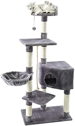 Тоту Мулти-Ниво Мачка Дрво Игра Куќа Алпинист Активност Центар Кула Хамак Кондо Мебел Гребење Пост За Мачиња