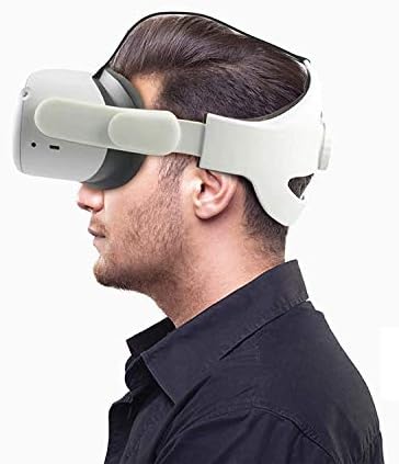 За Oculus Quest 2 Elite Strap, прилагодлива лента за глава со замена на главата за замена на перничињата и намалете го притисокот