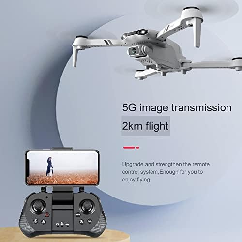 Ujikhsd GPS дрон со 6K камера за возрасни, 5G WiFi HD пренос на слика, RC Quadcopter со автоматско враќање, следете ме, летање на кругот, летање