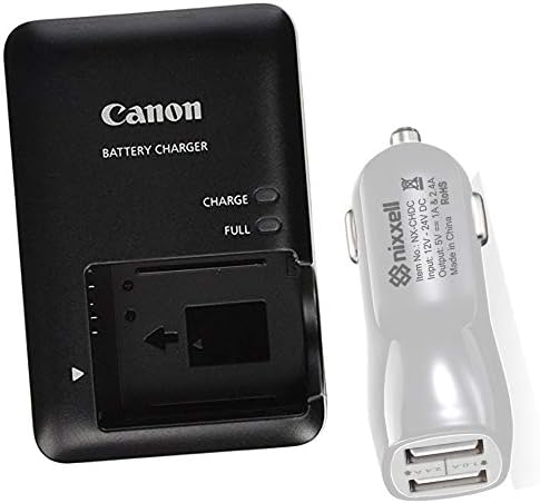 CB-2LC полнач за батерии за Canon NB-10L батерија и Canon PowerShot G1 X, G15, G16, SX40 HS, SX50 HS