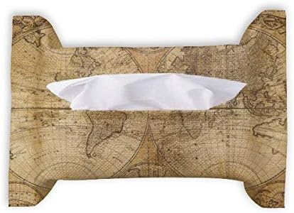 Светска мапа вени шема за позадина хартија крпа за ткиво на лицето торба за салфетка од салфетка