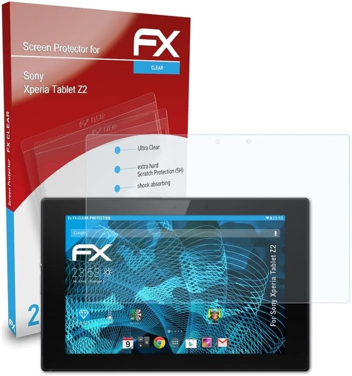 Displayschutz@Folix Atfolix Ection Prection Protection Complational со Sony Xperia Tablet Z2 заштитник на екранот, ултра-чист FX заштитен