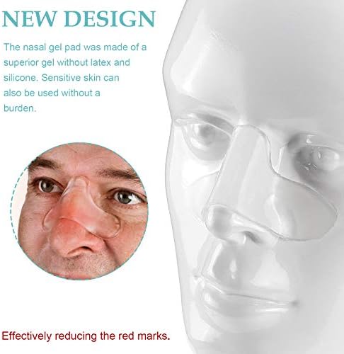 10 пакувања Универзални влошки за нос за CP-AP MA-SK-Назални гел влошки за избегнување на протекување на воздухот, иритација на црвена марка и