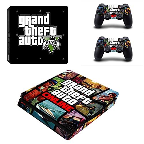 За PS5 Digital - Game Grand GTA Theft и Auto PS4 или PS5 налепница за кожа за PlayStation 4 или 5 конзола и контролори Декал Винил ДУЦ -5823
