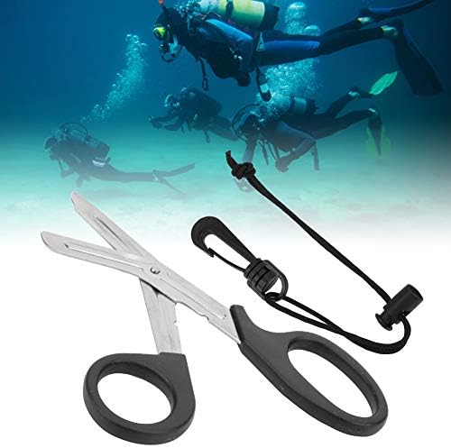 Ножици за Нуркање Keenso, JD-918 420 Технологија За Нуркање Од Нерѓосувачки Челик Ножици За Нуркање Подводно Бегство Јаже Риболов
