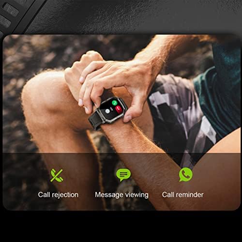 Паметен Часовник За Мажи, Bluetooth Fitness Tracker Тактички Воен Водоотпорен Паметен Часовник За Телефони Со Android iPhone Спортови