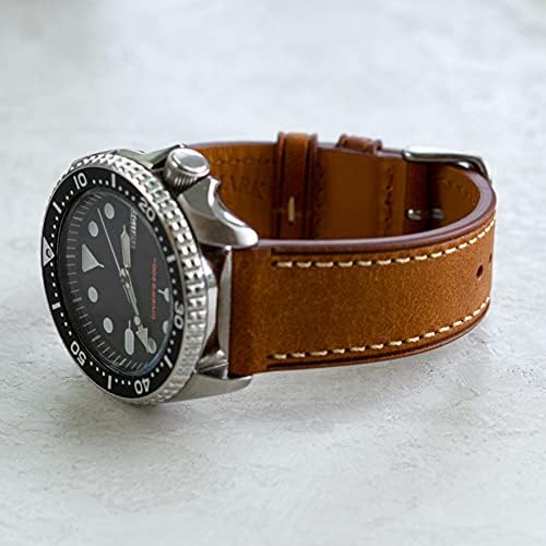 Основи на репер за брзо ослободување од кожа за часовници - Премиум италијански ремени за часовници со цело зрно за мажи и жени - избор на боја
