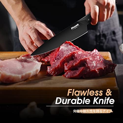 Хуск Јапонски Нож, Нож За Гради 11,6 Инчен Пакет Со Професионални Кујнски Ножеви