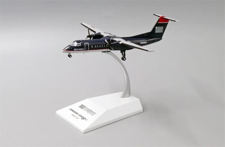 JC Wings US Airways Express Bombardier Dash 8-Q300 N326EN со Stand Limited Edition 1/200 Diecast Aircraft претходно изграден модел