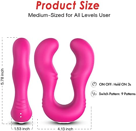 Двојка вибратор, 9 режими на вибрации за стимулирање на женски вагинални клиторали и брадавици, водоотпорна и полнење, играчка
