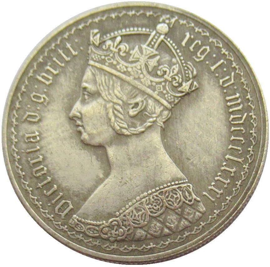 Британски 2 шилинзи 1852-1881 8 Странски Реплика Комеморативни Монети