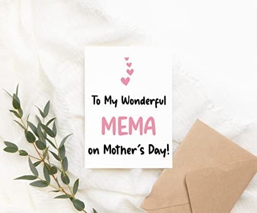 На мојата прекрасна меморија на Денот на мајката - картичка за Денот на мајките на Мема - картичка Мема - Подарок за неа - на мојата прекрасна