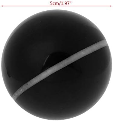 50550мм азиски природен црн обсидијан сфера даши игла топката лекување камен