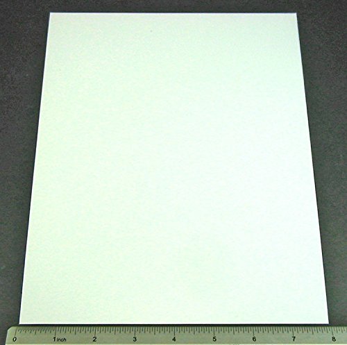 Флексибилни занаетчиски листови на Litko White 8x10inch Полистирен - чаршафи за пластика за моделирање и занаетчиство)