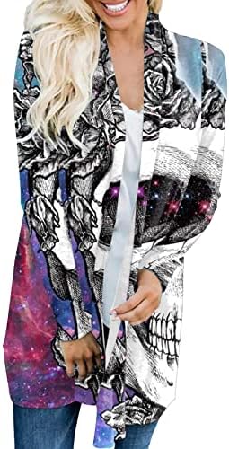 Зимски долги ракави за надворешни работи на женски преголем дел од тексас јакна со долги ракави, со џан со џебови со џебови