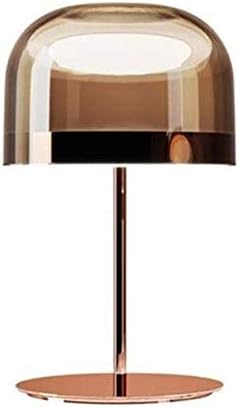 Adiree Lamp For Desk модерна пушена ефект стаклена ламба за маса, LED светло луксузна табела, ламби за табели за очите, креативни,