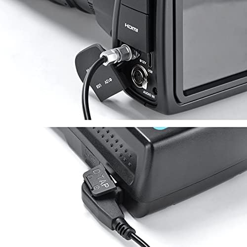 Cable Newmowa BMPCC 4K до D-Tap Power Cable за BlackMagic џебно кино камера 4K/6K злато монтирање V монтирање на батеријата weipu 2 пински до стандардна