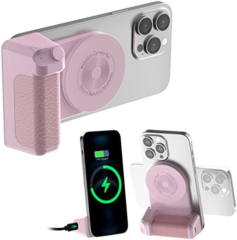 Рачка за магнетна Камера Bluetooth Држач, Рачка За Магнетна Камера, Со Бленда За Безжична Камера Bluetooth, Погодна За Iphone Samsung Android Фотографија