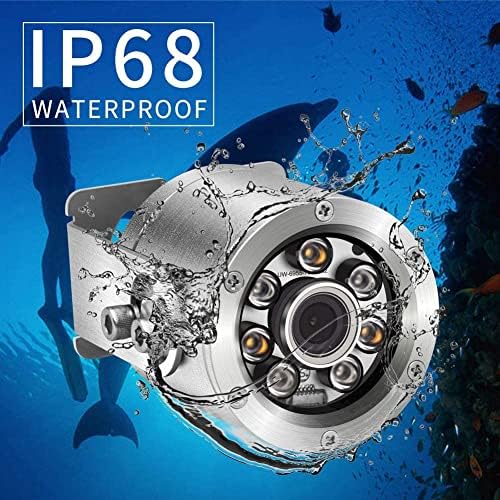 Barlus HD аквариум POE Подводна IP камера морски 316L не'рѓосувачки челик 2592 * 1944 CMOS 2.8mm леќи со пополнување светло IP68 водоотпорна