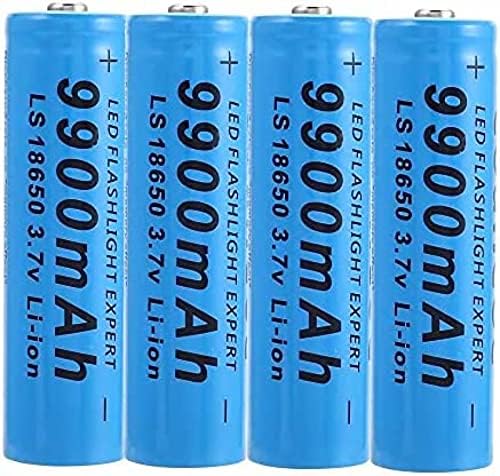 Морбекс 3.7 V Ли-Јонски Батерии на Полнење, 9900mah Литиумски Батерии Со Висок Капацитет, За Соларни Светла, Ѕвона На Вратите,