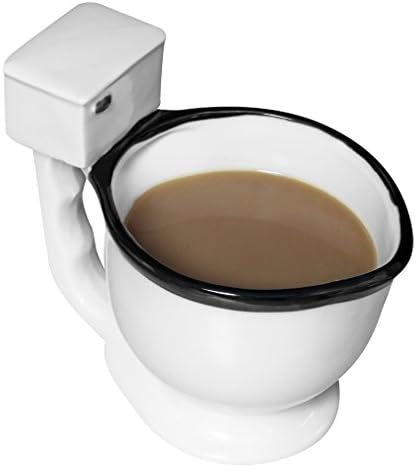 Евелоти 2 Пакувајте Тоалетна Шолја За Кафе/Шолја-Керамика-Чај/Пијалок/Бонбони-10 Унци-Смешно