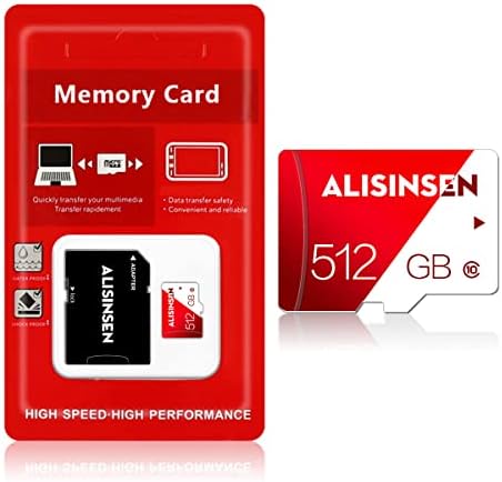 512gb Микро SD Картичка + Sd Адаптер Мемориска Картичка 512GB TF Картичка Со Голема Брзина Микро SD Мемориска Картичка За Андроид