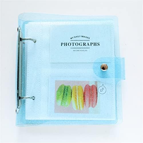 Haаолеј фото албум Jеле бојата на фото -картичката држач 50/100 џебови албум за картички за запишување фото -картичка Име на врзивно